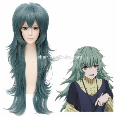 Tokyo Ghoul Eto Sen Takatsuki Green Curly Hair Anime Cosplay Party Wigs CS160 Amazon / Shopify Drop shipping