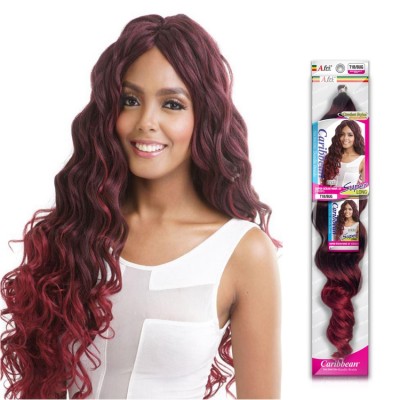 High Quality  22inch Caribbean Bundle Super Ocean Wave Synthetic Hair Extensions