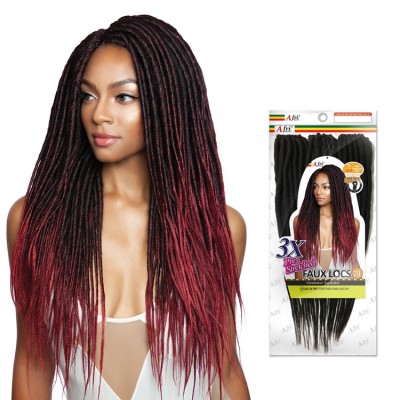 New Product 20inch 50cm Lightweight 3X Pre-Stretched Faux Locs for Afro Women