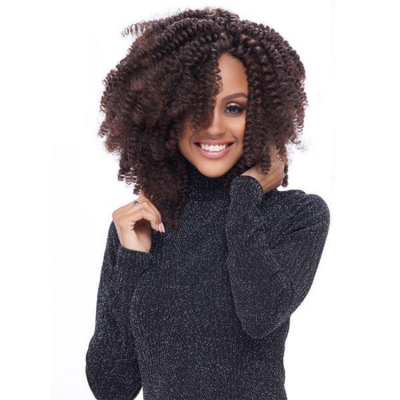 Medium size 10" 20" 20stand Jet Black Color Curlkalon Curl Crochet Braid Twist for Afro Women