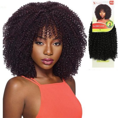 New Arrival 10" Jet Black Pre-loop Kinky 4X Afro Braids Crochet Heat Resistant Synthetic Fiber For Black Women