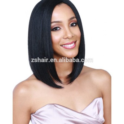 Ombre Natural Black Color 12inch Synthetic Bob Wig for Black Women