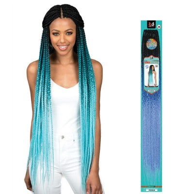 New Product 36inch Pre-braided Bomba Box Braid for Afro Women