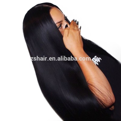 Synthetic Lace Front Wig Natural Deep Part 100% Japan High Temperature Fiber Straight Wig For Black Women